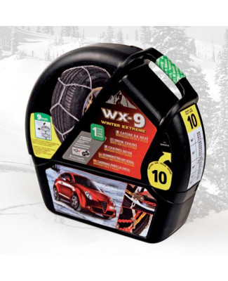 Catene da neve 9 mm WX-9 5 per 155/80 R14 1558014 OMOLOGATE ONORM V5117